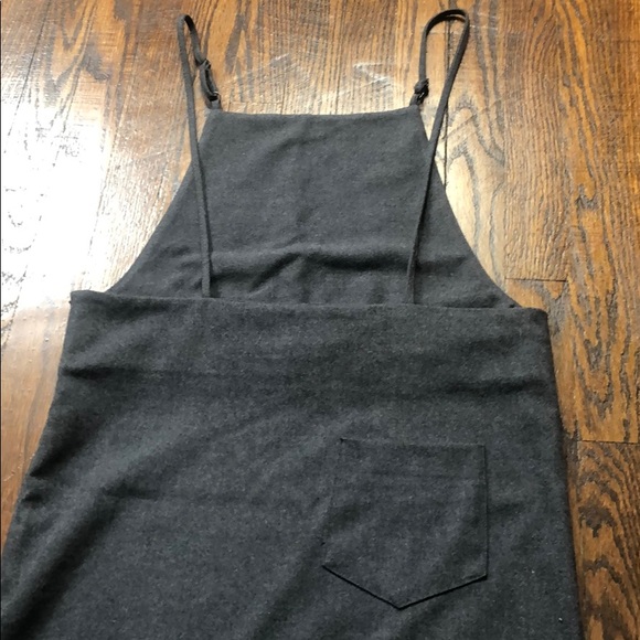Noul (Oak & Fort) Gray overall bib dress - Picture 6 of 8